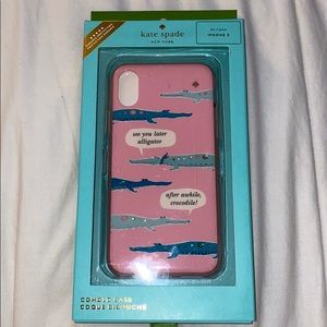Kate Spade See You Later Alligator iPhone X Case